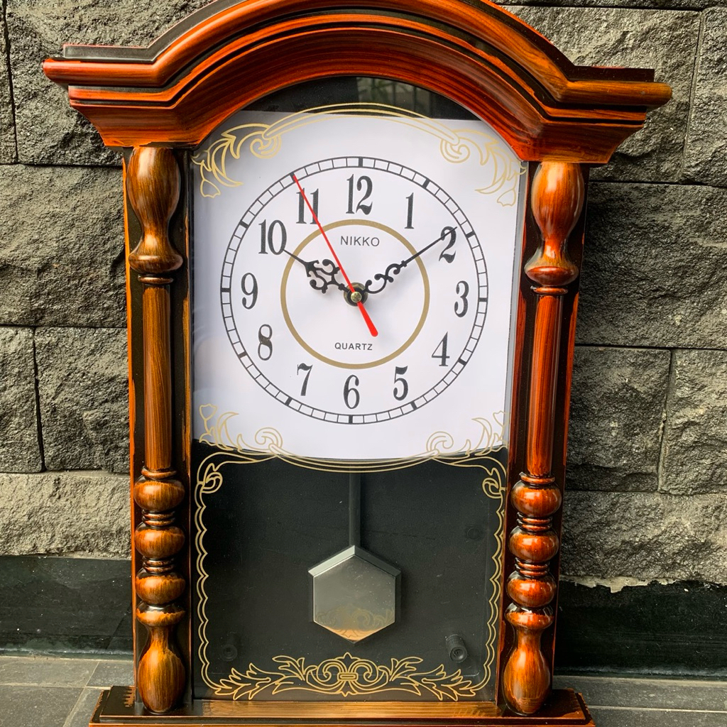 jam dinding Nk-122A/jam dinding bandul/jam dinding mewah besar