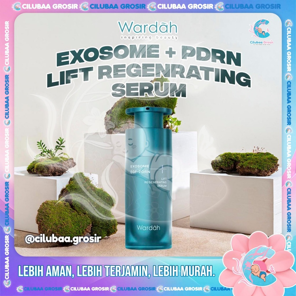 WARDAH EXOSOME + PDRN Lift Regenerating Serum 30mL || Clinic treatment serum dengan salmon DNA & Hif