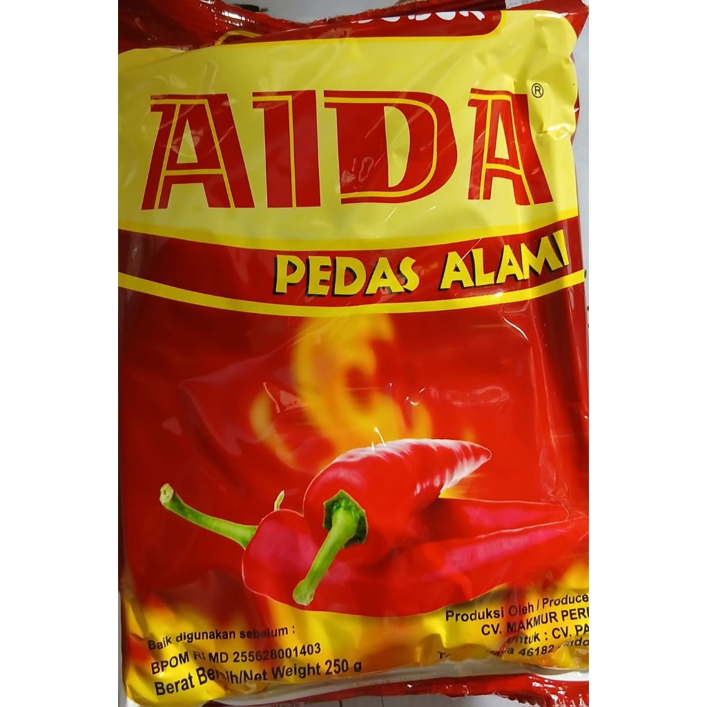 

Aida Cabe Bubuk Pedas Alami 250 Gram