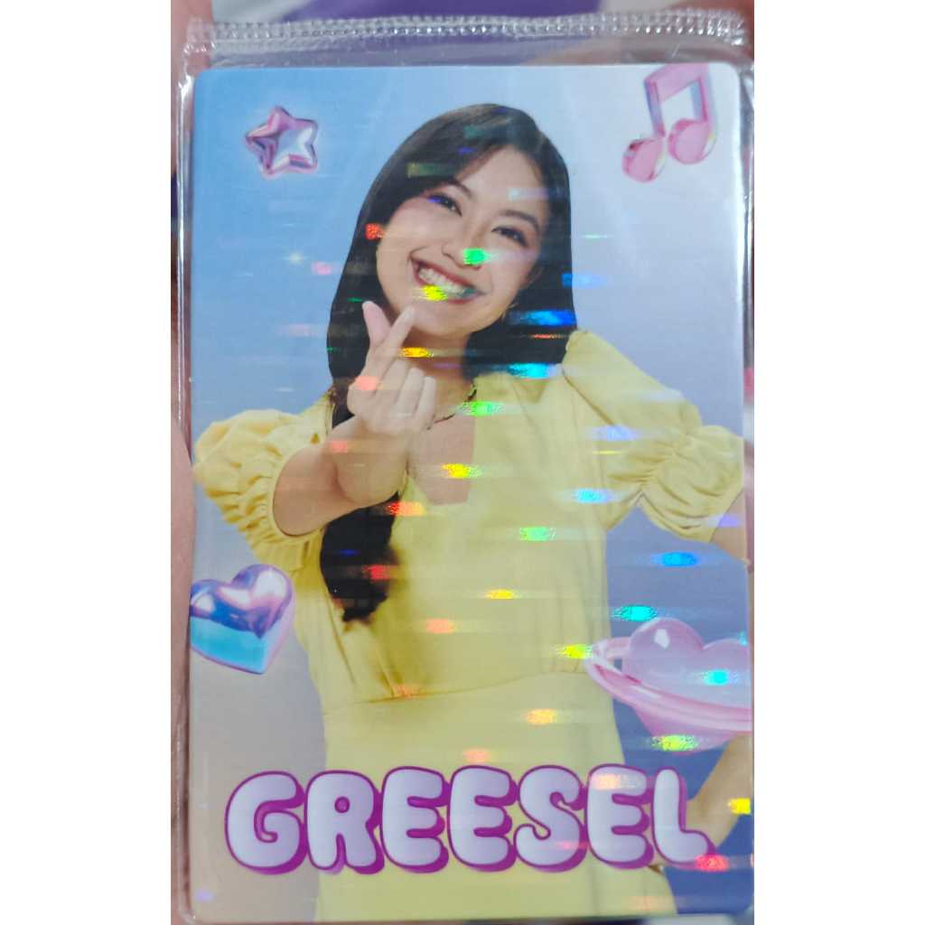 Photocard PC Offical Japota Greesel HOLOGRAM