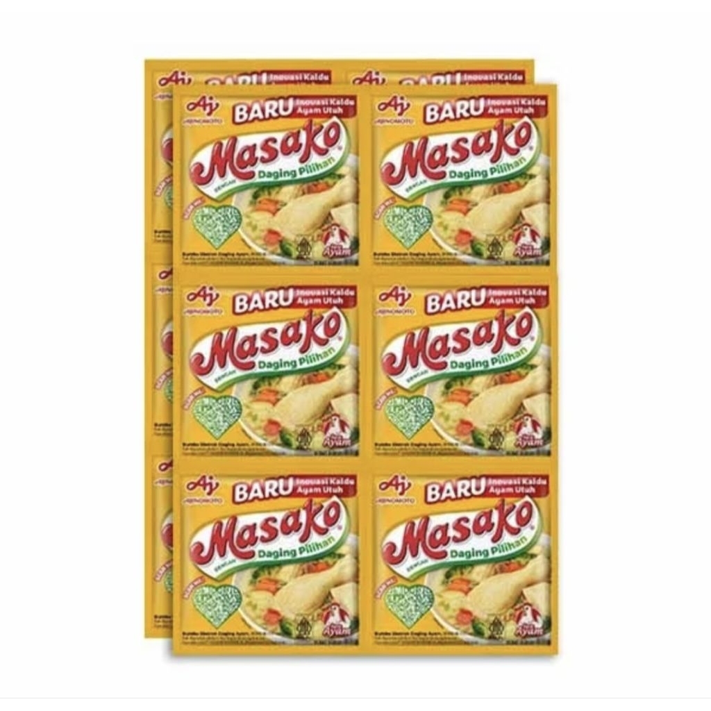 

MASAKO AYAM 10g ( 1 renteng 12 pcs )