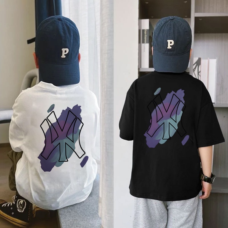 Dosmino Baju Kaos Anak Laki Laki | T-shirt Terbaru Import Untuk Usia 2-12 Tahun | Cetakan surat graf