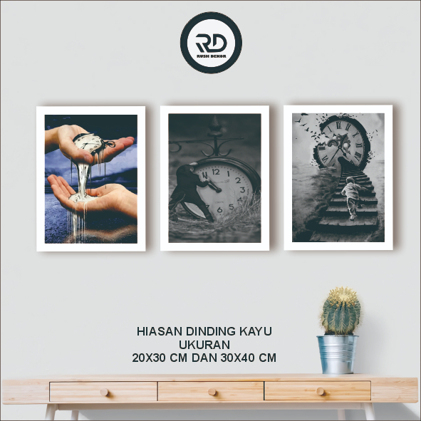 Hiasan Dinding Retro Klasik / Hiasan Dinding Ruang Tamu Dan Kamar / Hiasan Dinding Cafe RD13