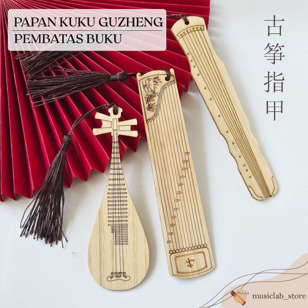 

MUSIC LAB Pembatas Buku (Bookmark) bisa digunakan Papan Kuku