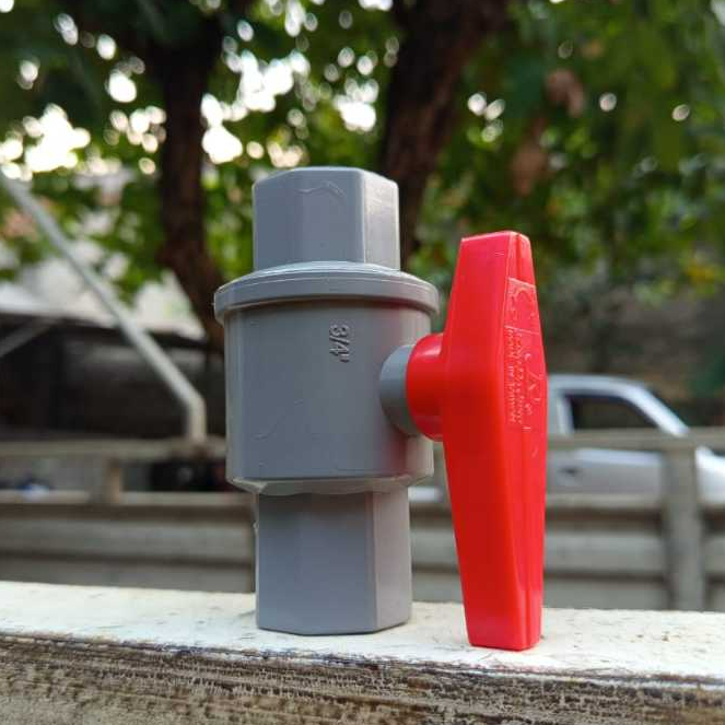 Ball Valve PVC 3/4'' / Ball Valve PVC 3/4 inch / Stop Kran PVC 3/4'' / KDJ