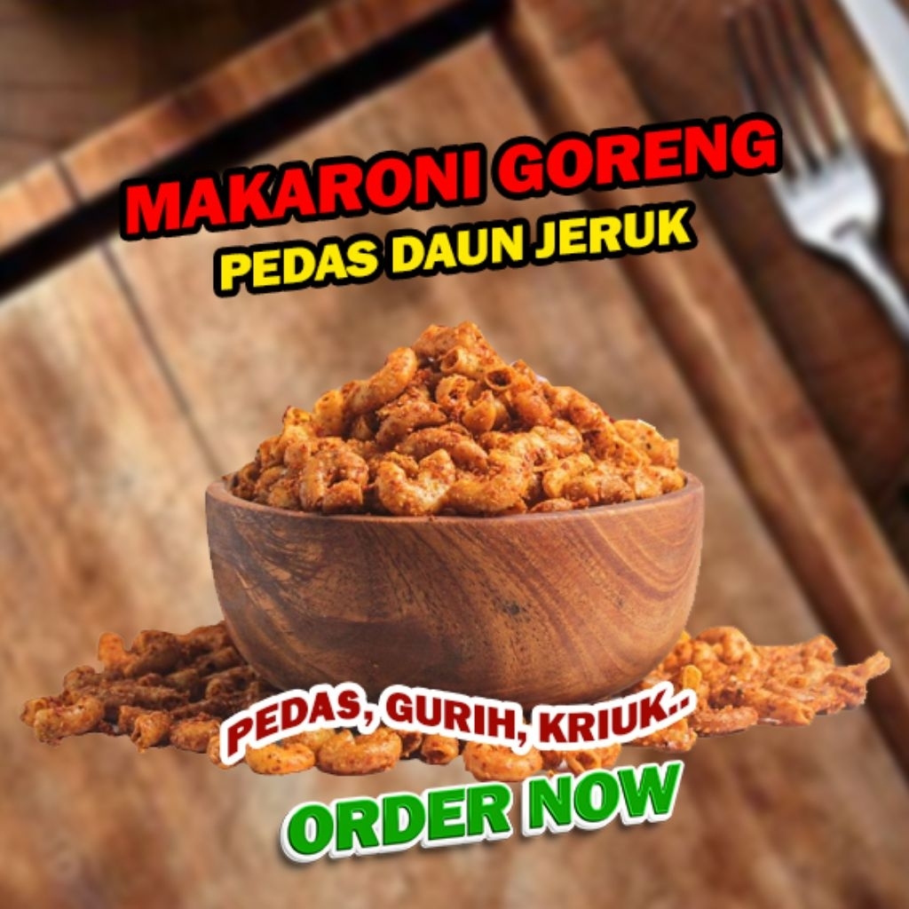 

Makaroni Cikruh Original Pedas Daun Jeruk Viral 1KG Cemilan Sultan Cianjur Enak Kriuk Renyah Gurih'