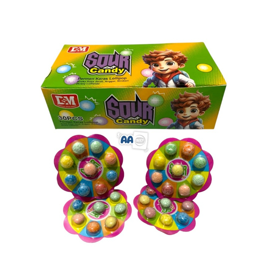 

DSM SOUR CANDY BOX HIJAU ISI 30