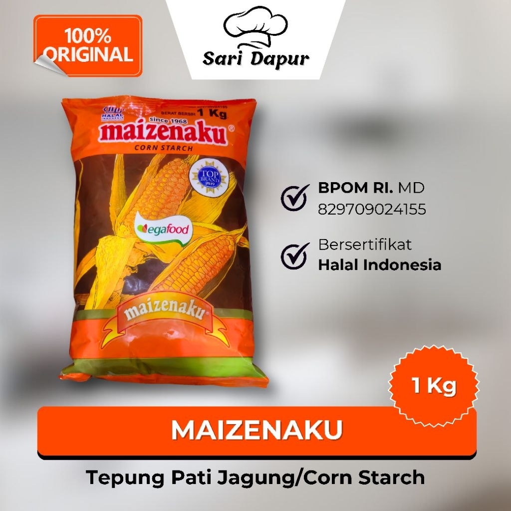 

MAIZENAKU Tepung Pati Jagung/Corn Starch 1Kg