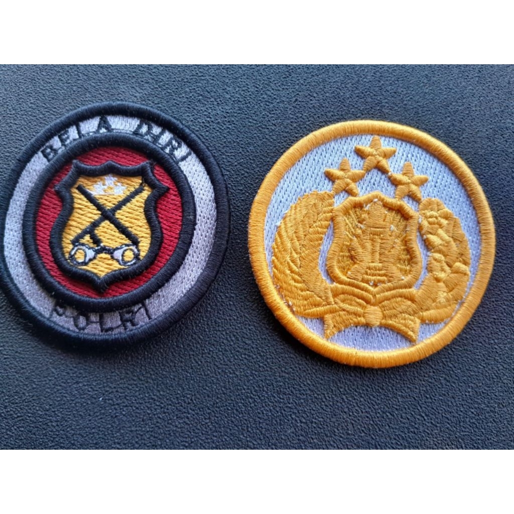 LOGO BELADIRI POLRI DAN TIBRATA POLRI TIMBUL 3D