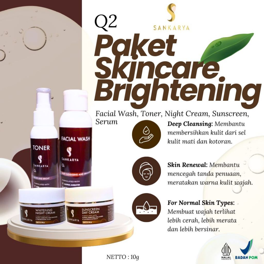 SANKARYA Q2 PAKET SKINCARE BRIGHTENING