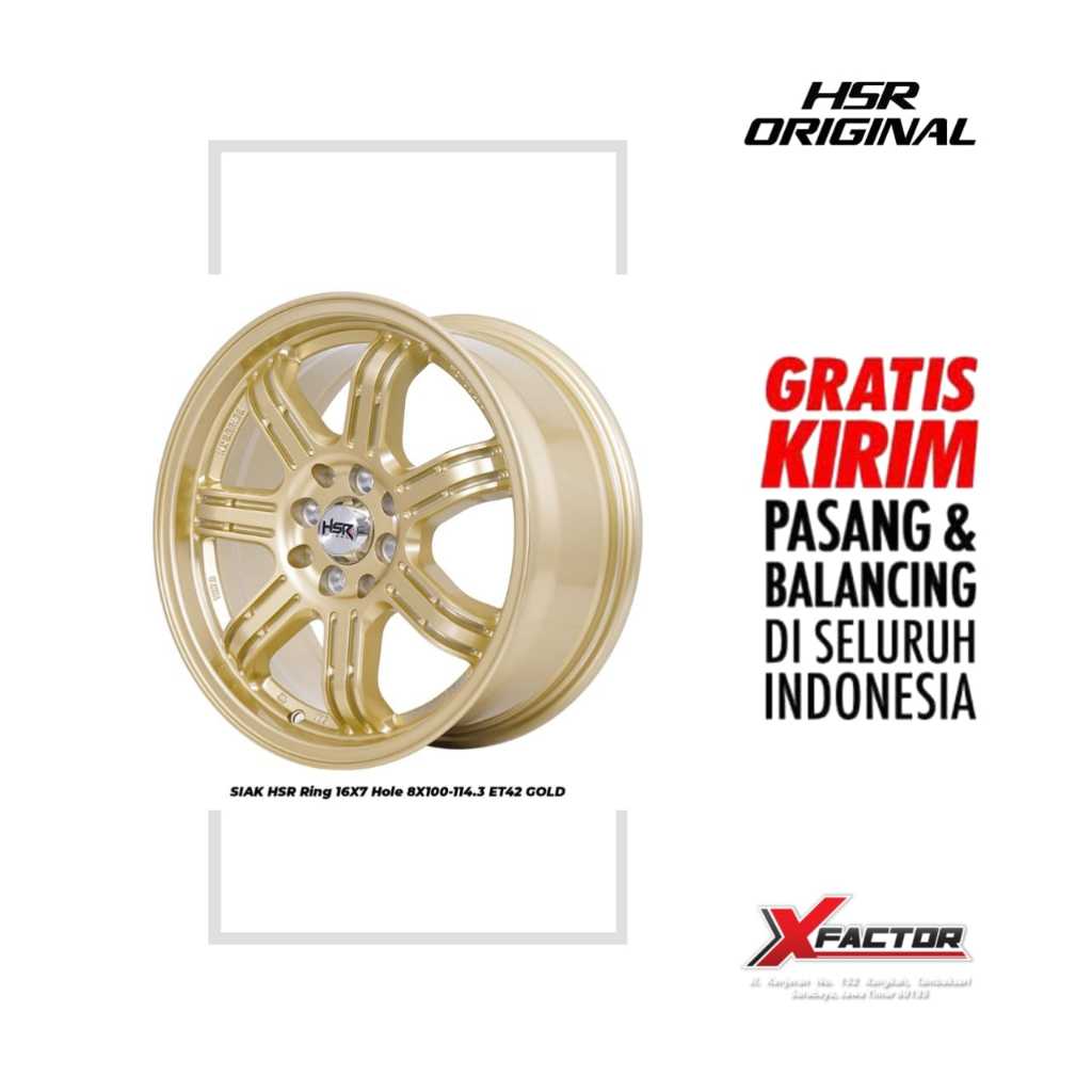 VELG MOBIL R16 HSR SIAK HSR R16X7 H 4X100 - 4X114,3 ET42