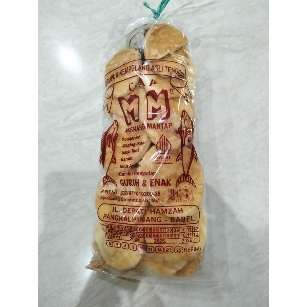 

kemplang panggang Bangka merk MM