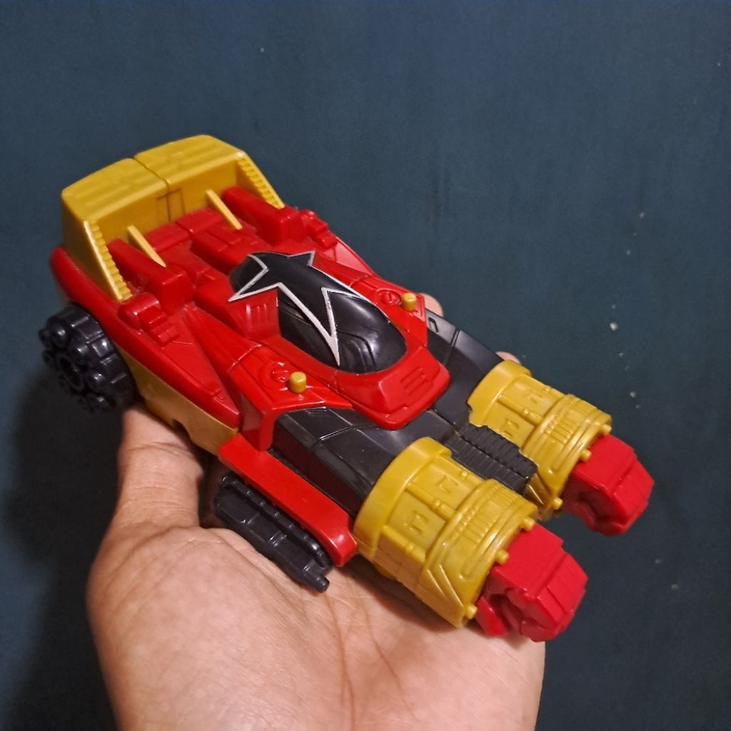 Mainan Zord Power Rangers Ninja Storm - Mobil Merah Kombinasi