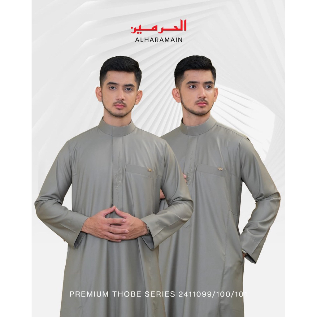 Gamis Al-Haramain premium bahan semi woll