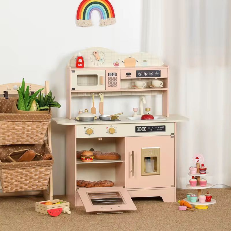 GINGERINFANT Lova Kitchen Set Mainan Masak Anak Mainan Dapur Anak Mainan Masak Masakan Anak Kitchen 