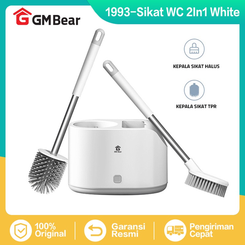 [FREE GIFT] GM Bear Sikat Kloset Duduk Jongkok (2 in 1) 1993 AF - Toilet Brush Sikat WC Toilet Kamar