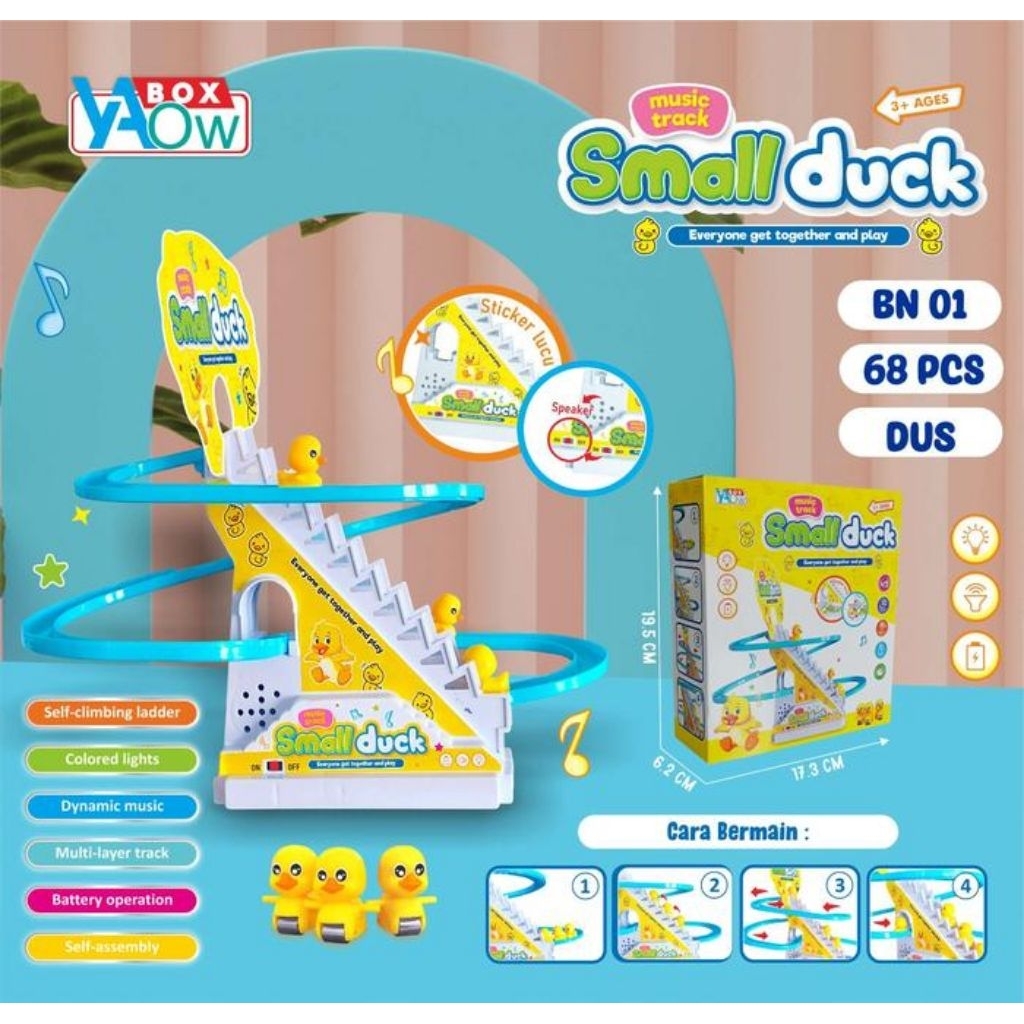 MAINAN TRACK TANGGA BEBEK SMALL DUCK BEBEK SELUNCUR BEBEK MAINAN BAYI