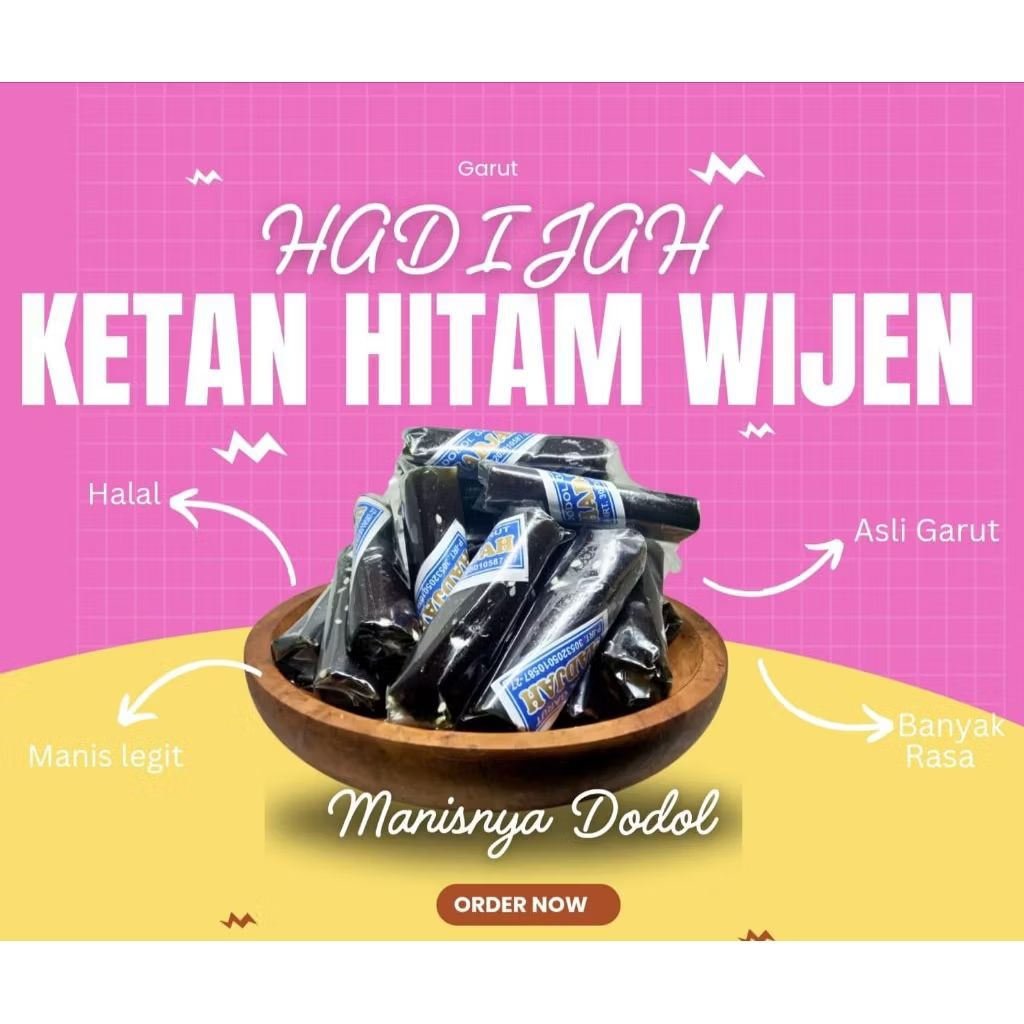 Dodol Ketan Hitam Wijen