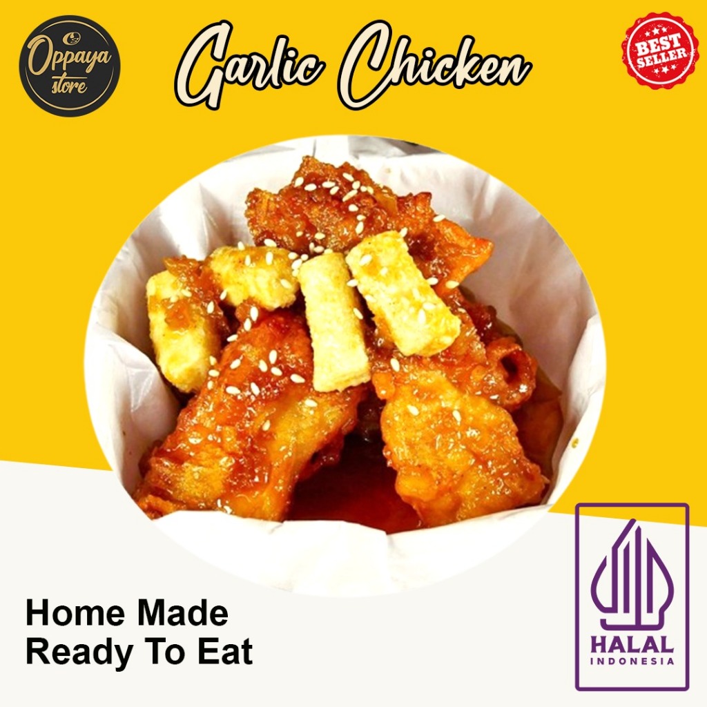 

Chickin Iyagi - Garlic Chicken 5 Potongan Siap Saji Halal