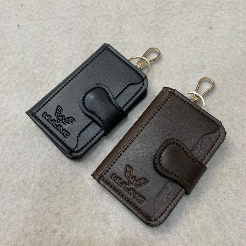 dompet gantungan kunci STNK motor mobil gantungan kunci remot WULING gantungan kunci dompet STNK emb