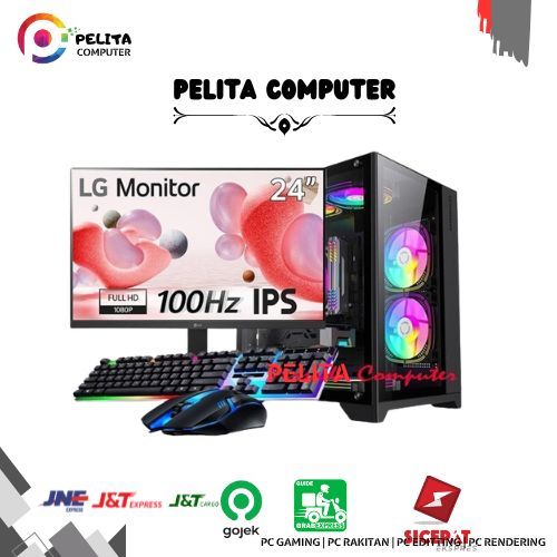 PC Gaming Intel Core i5 12400F | RTX 3060 12GB | 32GB | Fu'set NVMe - Rakitan Gaming PC
