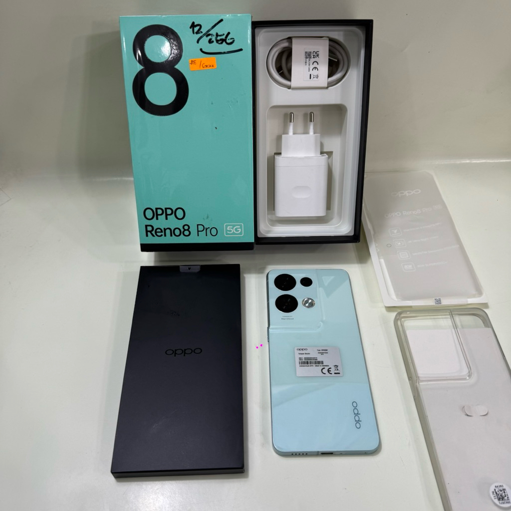 Oppo Reno 8 Pro 5G 12/256gb Fullset Second Garansi Resmi