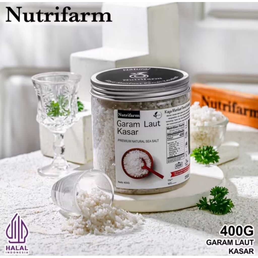 

Garam Laut Murni 400gr Nutrifarm