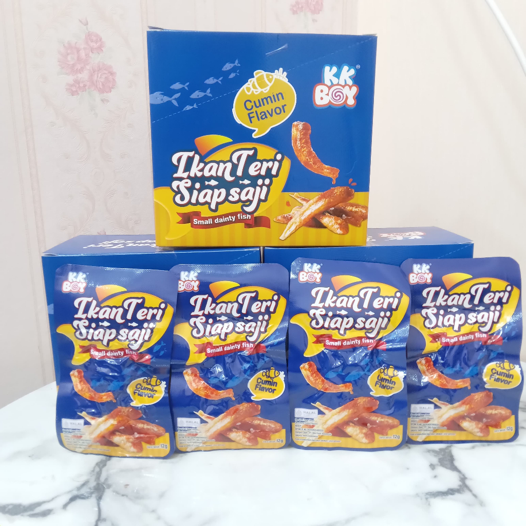 

IKAN TERI SIAP SAJI 1 BOX@30PCS