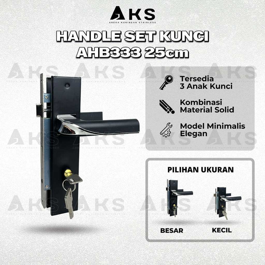 kunci pintu rumah ukuran besar 25 cm 20 cm set body kunci minimalis kunci pintu handle pintu gagang 