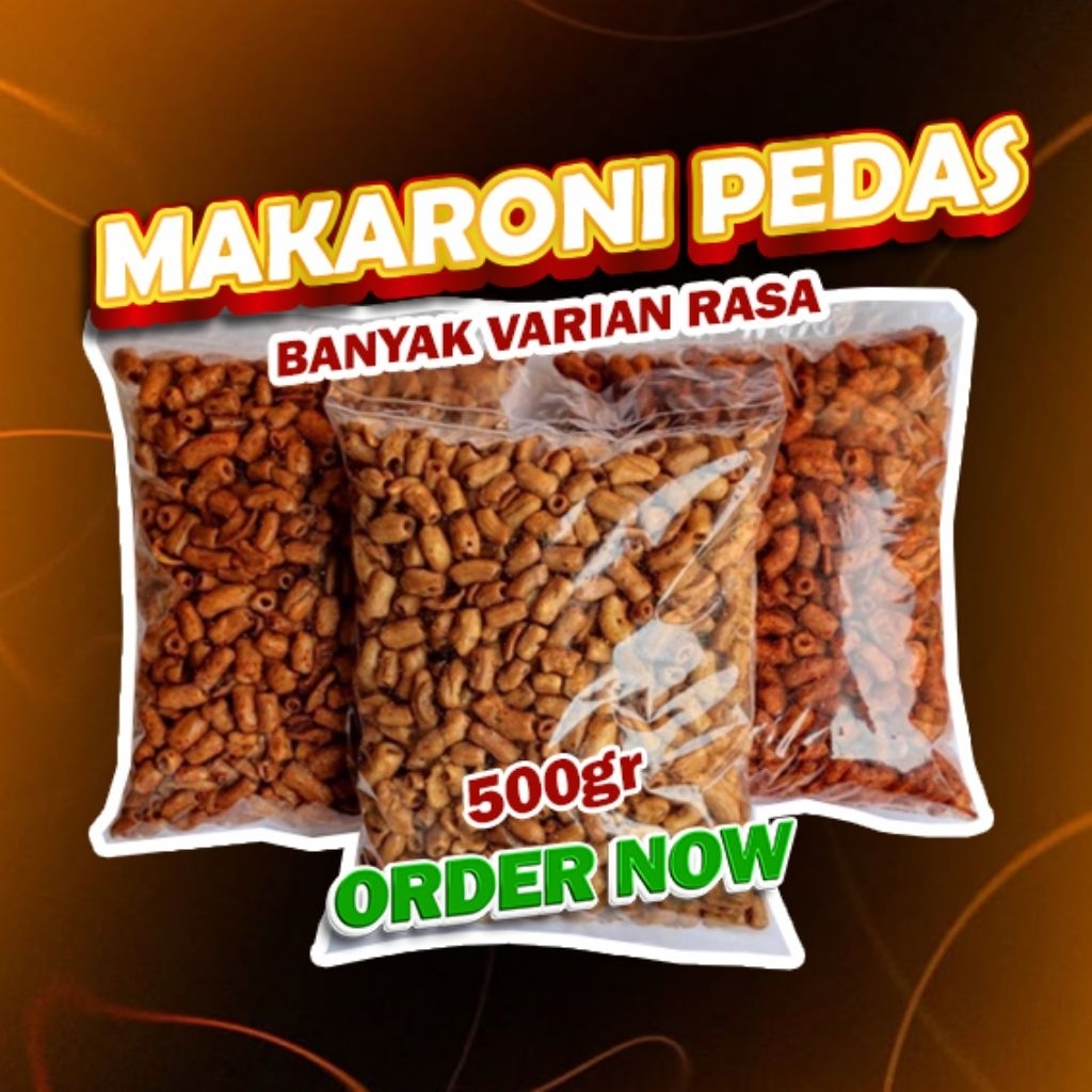 

Makaroni Cikruh Original Pedas Daun Jeruk Viral 1KG Cemilan Sultan Cianjur Ngabret Sajodo Ngenah CO