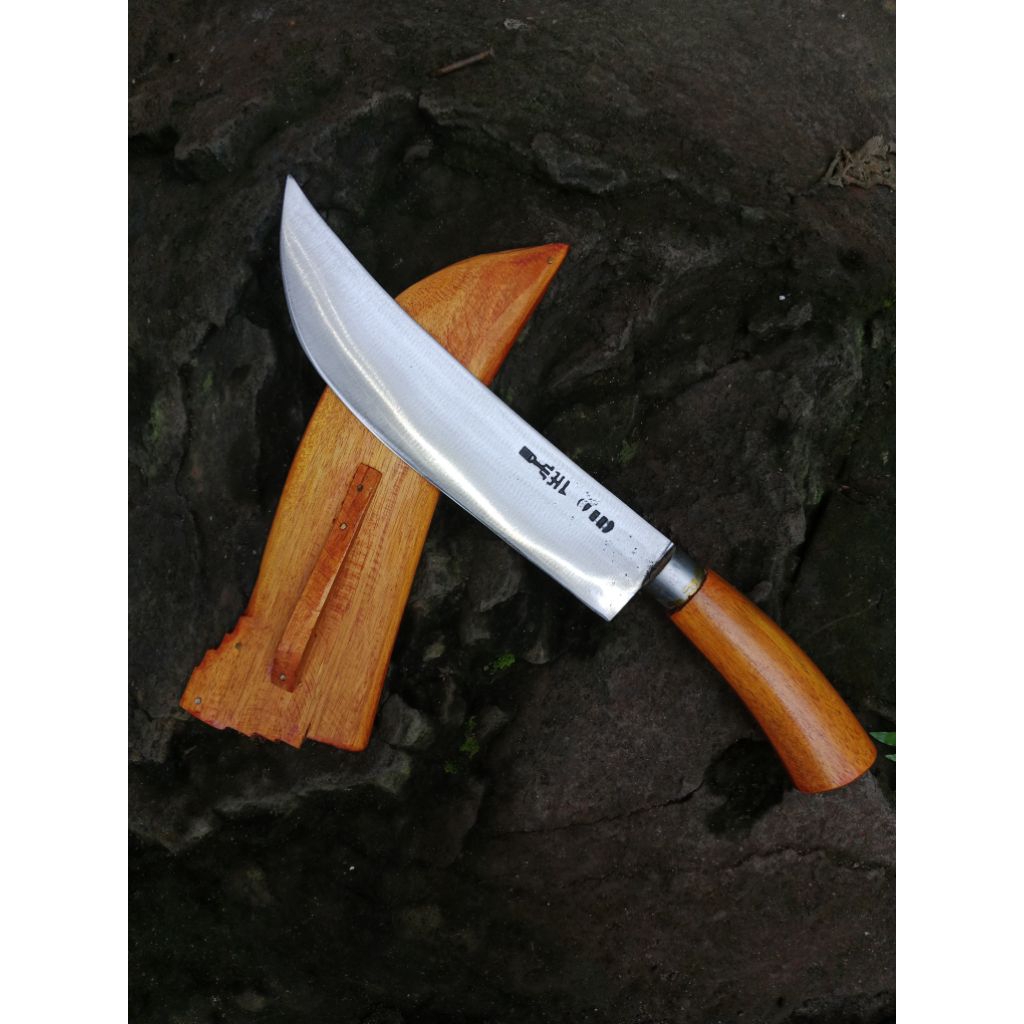 pisau sadap aren baja asli,cap garpu