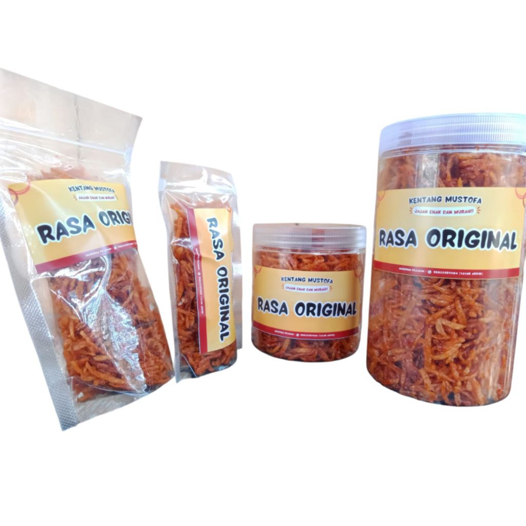 

kentang mustofa original kemasan standing pouch 50gr