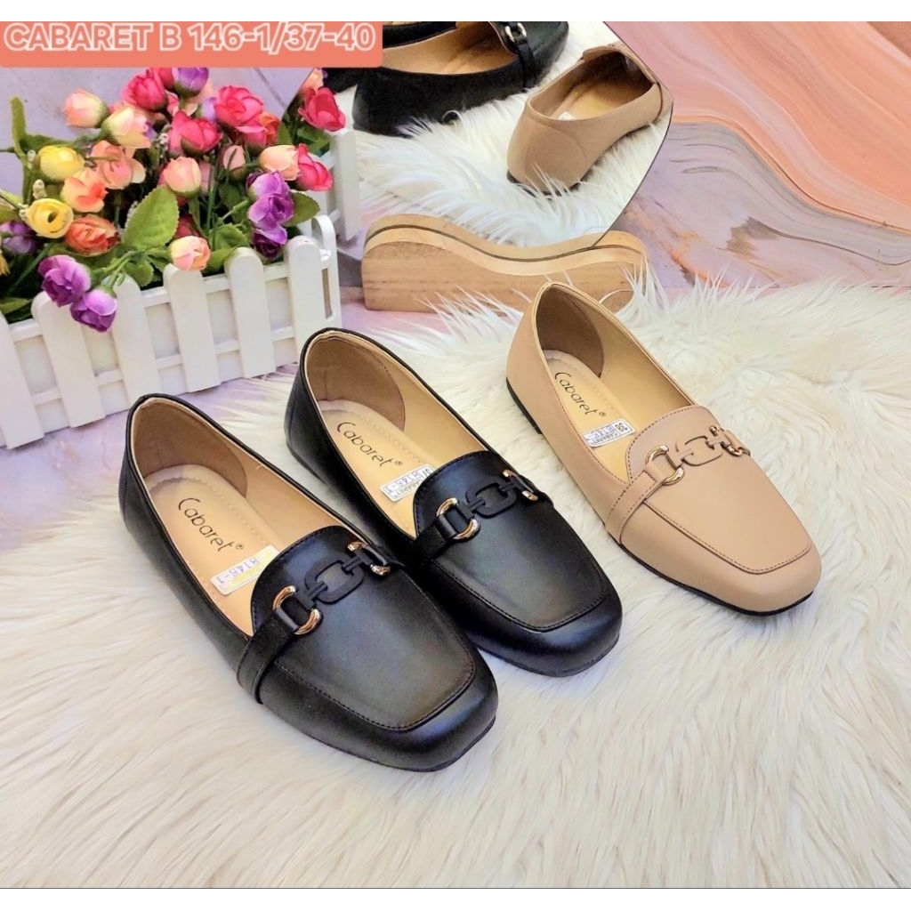 FLATSHOES CABARET B 146-1 GC SANDAL WANITA