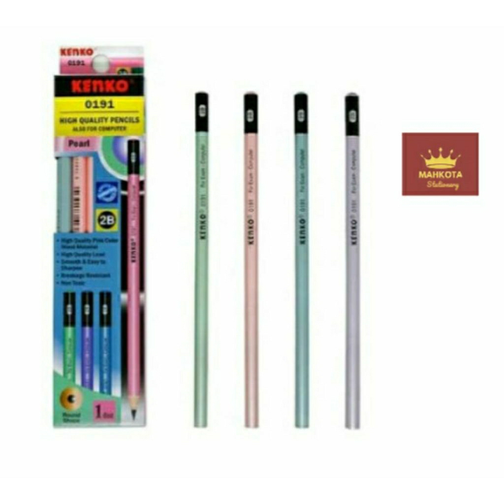 

Pensil Kenko 2B 0191/Pensil 1 Kotak (12 pcs)