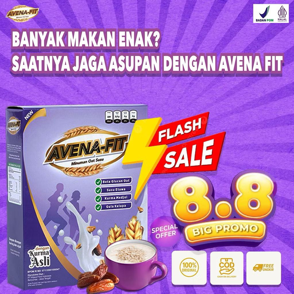 

AvenaFit Sereal Oat Solusi Menurunkan Kolestrol Dan Mendukung Kesehatan Jantung Tulang & Sendi BISA COD