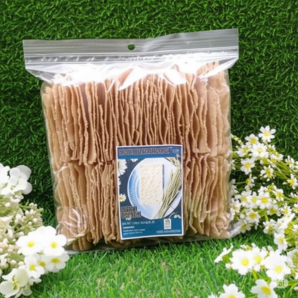 

KKB2-Krupuk gendar / puli /Karak /krupuk nasi benang raja 1 kg LEBEL BARU