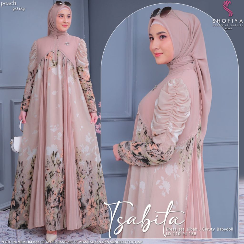 REAL PICTURE - TSABITA SET JILBAB by Shofiya