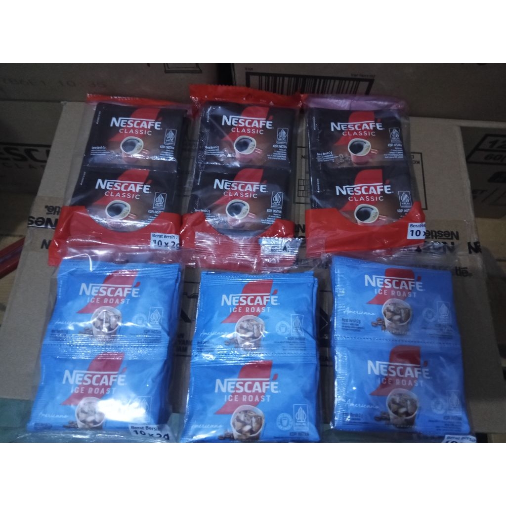 

Nescafe 2gr 6 renteng Mix Clasik+Ice Rost