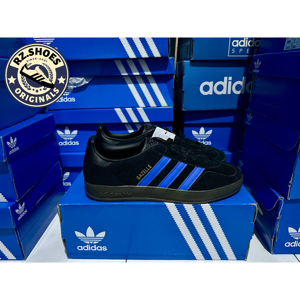Adidas Gazelle Indoor Black Navy Original New