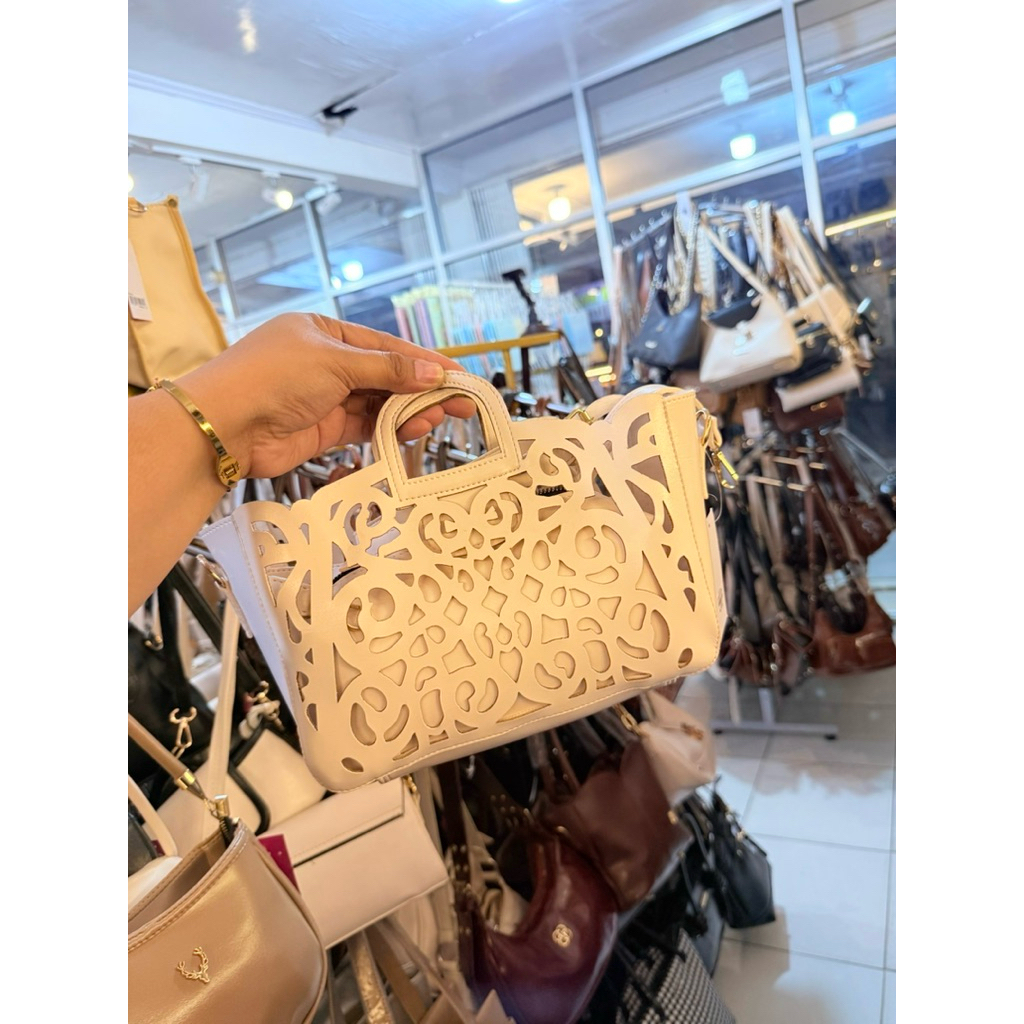 HAND BAG TAS JINJING LASER CUT