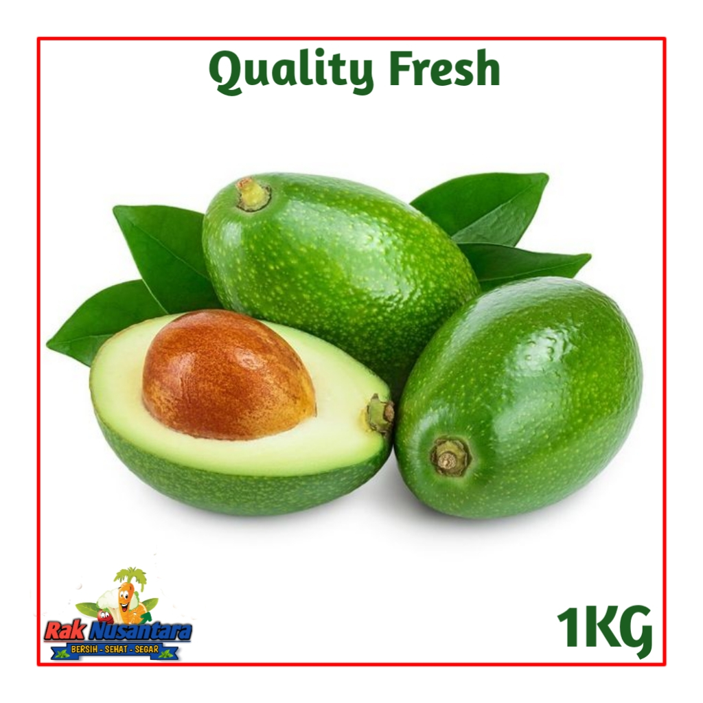 

Buah alpukat mentega 1kg isi 4 super dikirim mentah