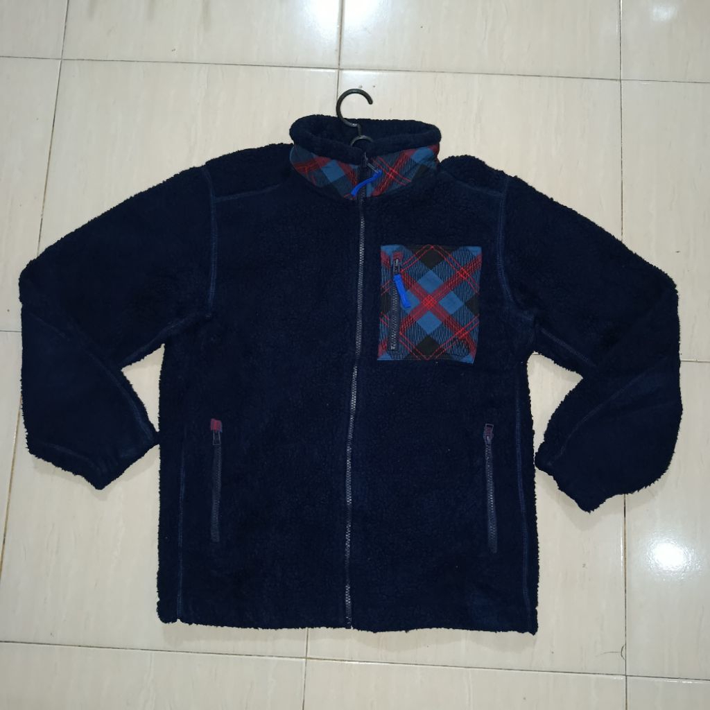 Jacket Sherpa Uniqlo X Jwanderson Outdoor Gunung Original