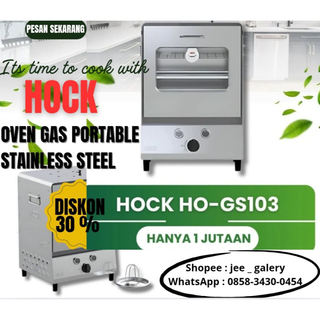 Hock Oven Gas Portable Stainless Steel HO-GS103