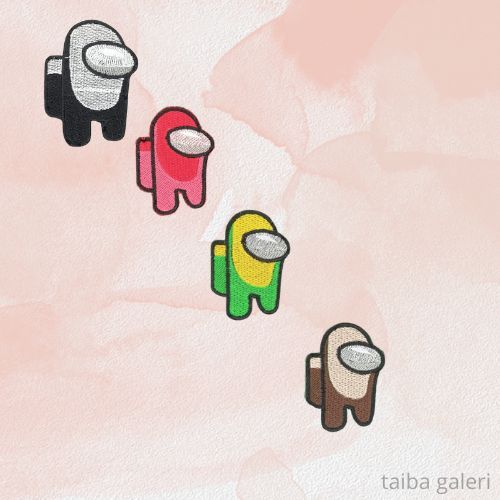 PATCH BORDIR JAHIT TEMPEL KARAKTER LUCU