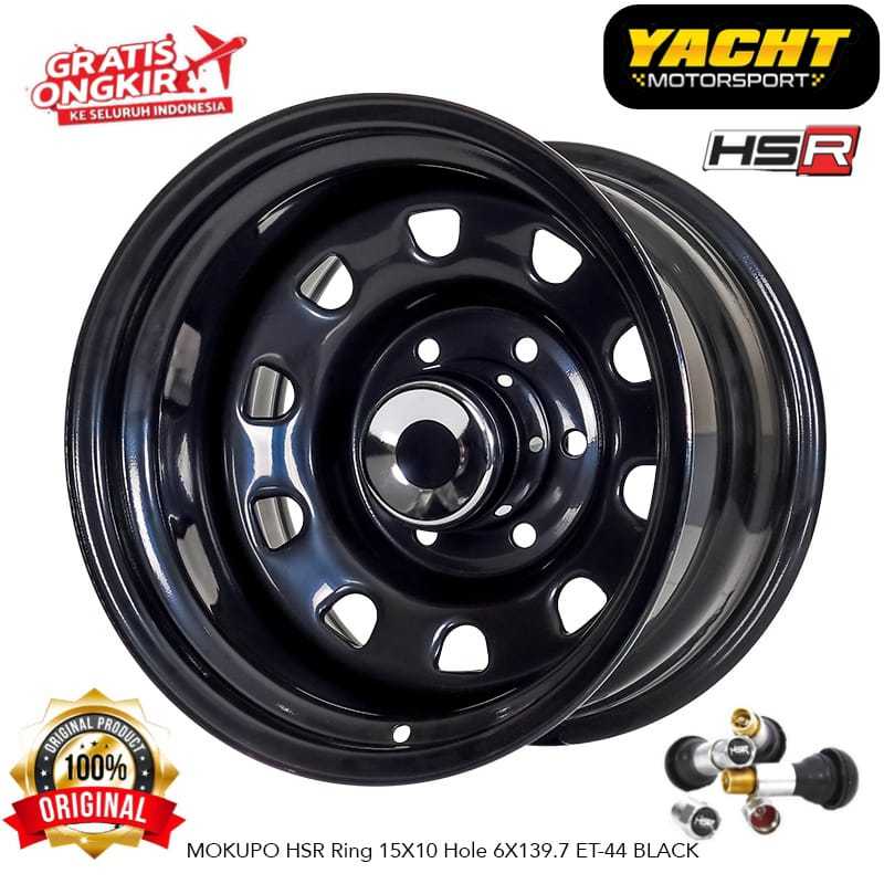Velg Mokupo Ring 15 Lebar 10 Inci Celong Pelak Besi Daytona Mobil Hartop Hiline Triton Dll