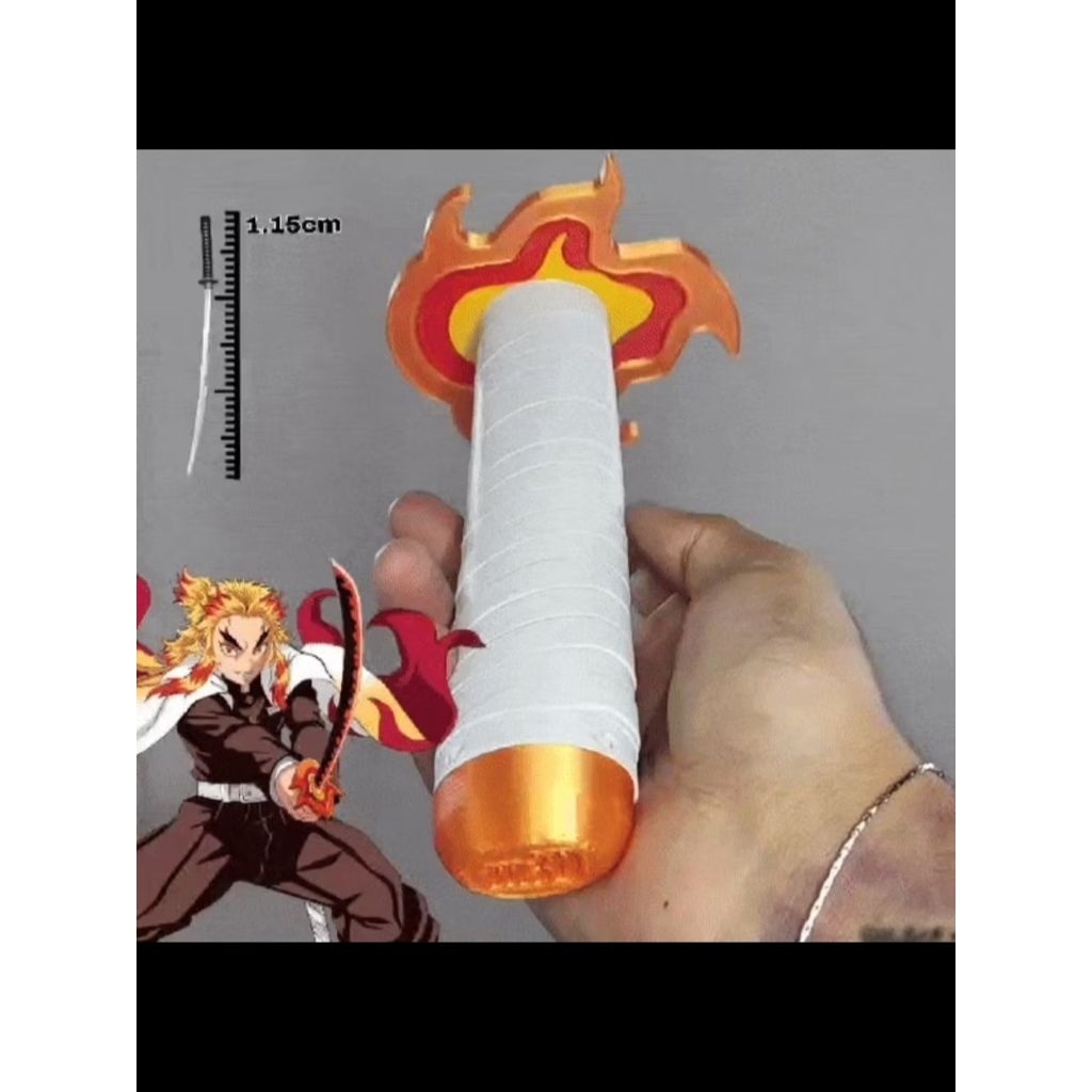 Replika Katana Rengoku – Demon Slayer (3D Print Premium)