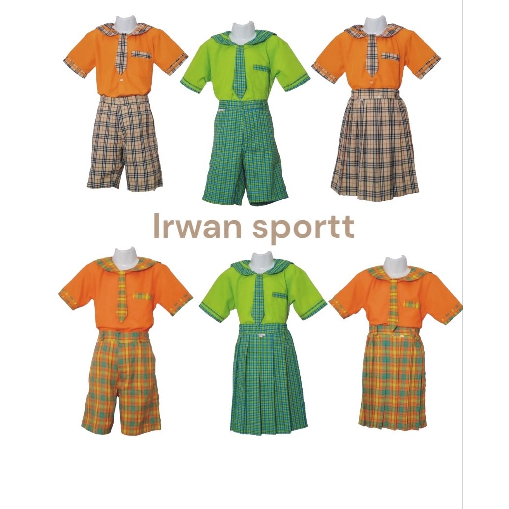 seragam anak tk/paud/setelan seragam anak tk/paud/setelan anak sekolah tk/paud/seragam anak anak tk/