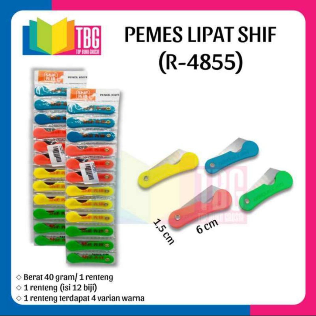 

Pemes Lipat Rentengan / Pisau Lipat Kecil / Pemes Rentengan /Pemes Kecil Merek Random