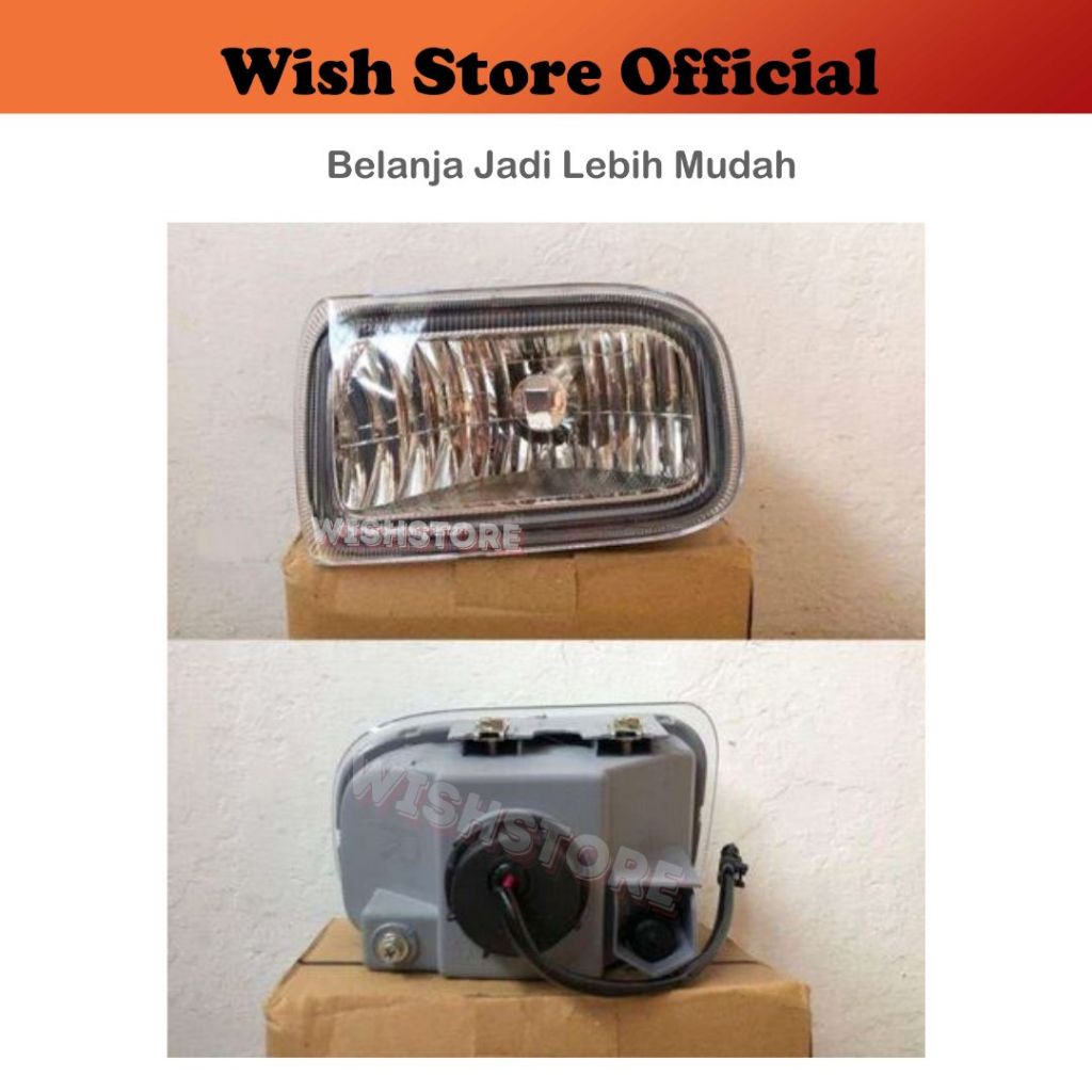 [PCS] Fog Lamp Lampu Kabut Bemper Foglamp Isuzu Panther Kapsul 2000 2001 2002 2003 2004 DMAC