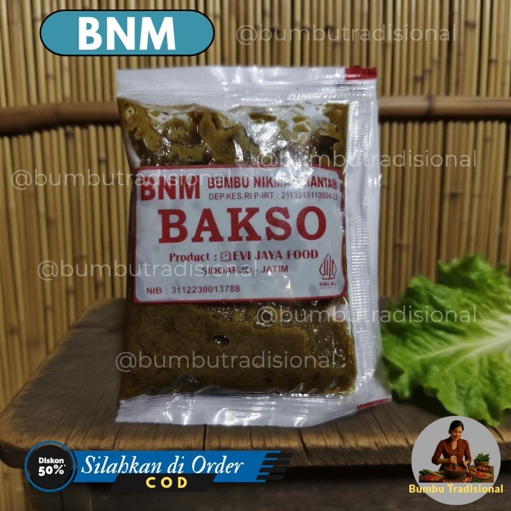

BNM - Bumbu BAKSO - Bumbu Nikmat Murah - Bumbu Masak Instan